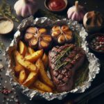 Garlic Steak and Potato Foil Packets