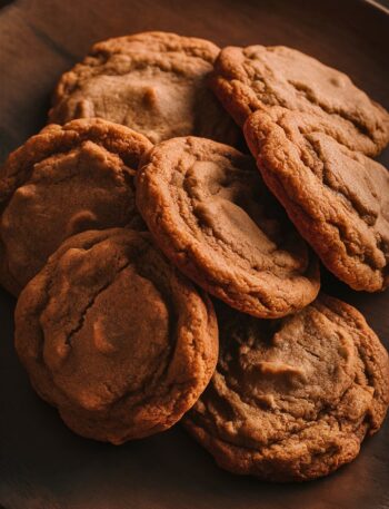 Thick and Chewy Peanut Butter Cookies