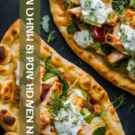 Tzatziki Chicken & Veggie Naan Pizza