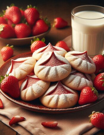 Strawberry Kiss Cookies