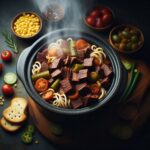 Crockpot Beef Tips and Noodles