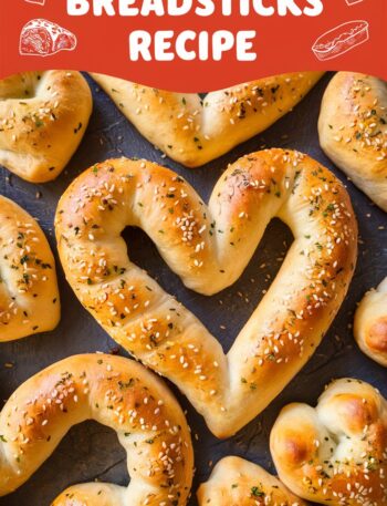 Heart-Shape Breadsticks Recipe