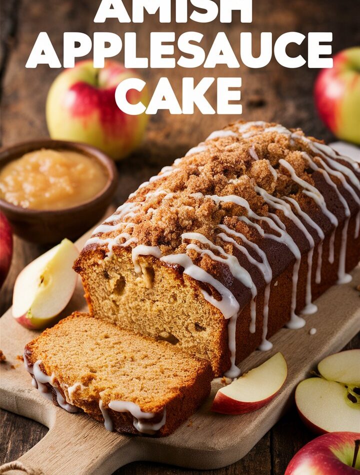Old-Fashioned Amish Applesauce Cake