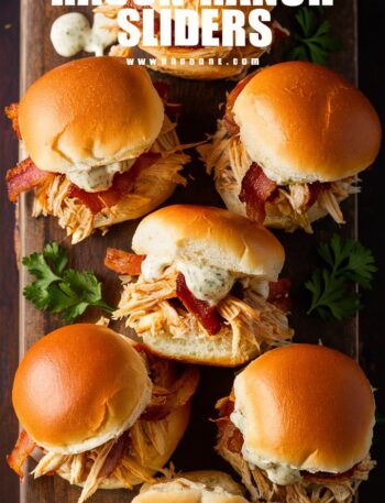 Chicken Turkey Bacon Ranch Sliders